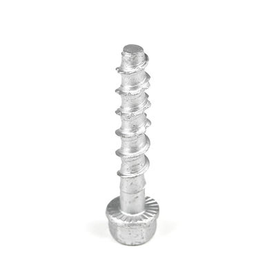 Fuerte y duradero M6 X 45 de trabajo pesado tornillo de hormigón para proyectos de albañilería