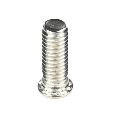 Apoyo personalizado 304 de acero inoxidable autobloqueo de cerradura de perno de tornillo con cabeza de chorro