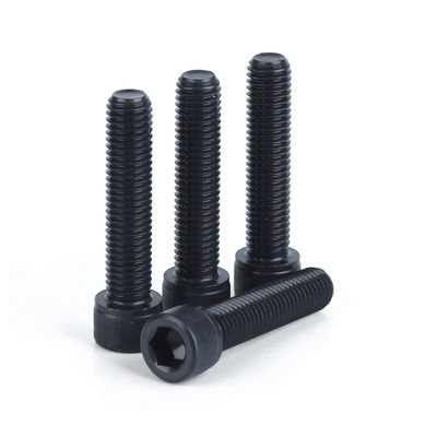 12.9 Calidad de aleación de acero negro de óxido de cargador de cabeza de conector hexagonal perno Din912 Cap Allen pernos de cabeza M3-M20