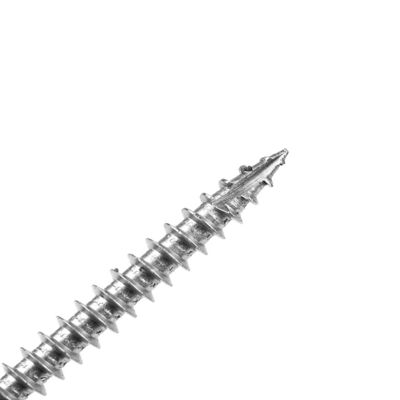 Copo cabeza Torx decking tornillos de acero inoxidable colados personalizado Placa de zinc negro plano