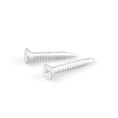 Tornos de auto-perforación de bi-materiales con acabado zincado