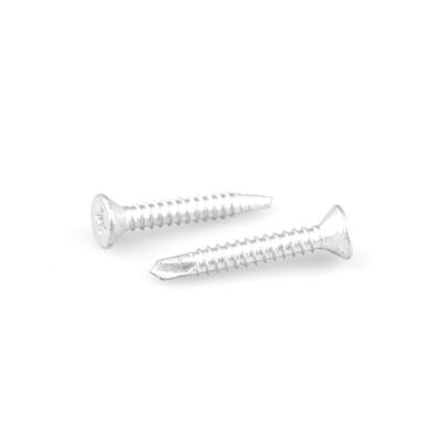 Tornos de auto-perforación de bi-materiales con acabado zincado