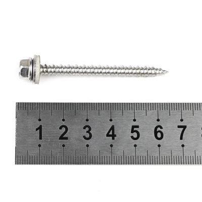 Torso de alta y baja rosca de madera con tornillo de cartón de hierro con lavadora EPDM 60 mm 100% probado por QC