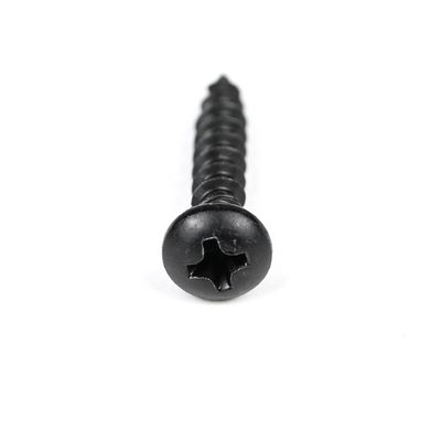 Cabeza de panela redonda Phillips de madera de cartón negro tornillos de acero inoxidable de auto-tapping decking tornillos de pago T / T
