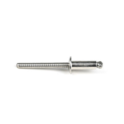 Tamaño personalizado Ss316 Cúpula de acero inoxidable contrafundido Rivet de pop de metal de extremo abierto Rivets ciegos