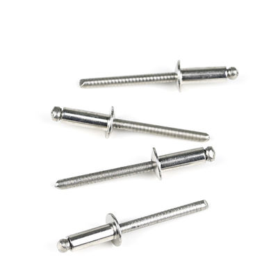 Tamaño personalizado Ss316 Cúpula de acero inoxidable contrafundido Rivet de pop de metal de extremo abierto Rivets ciegos