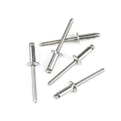 Tamaño personalizado Ss316 Cúpula de acero inoxidable contrafundido Rivet de pop de metal de extremo abierto Rivets ciegos