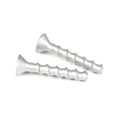 HEX Enchufe contraenchufe perno M8 60mm tornillo de hormigón enchufe plano anclaje de acero inoxidable