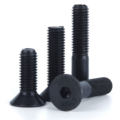 DIN7991 M8 Óxido negro contra cabeza sumergida de conexión hexagonal Allen Csk
