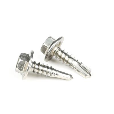3⁄4" Lavadora de láminas de cemento Hex para la instalación de edificios de fibra de madera