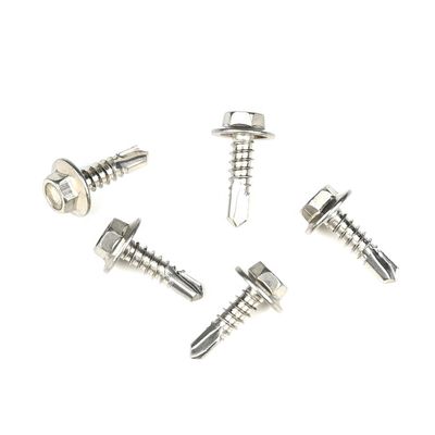 3⁄4" Lavadora de láminas de cemento Hex para la instalación de edificios de fibra de madera