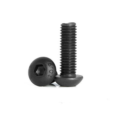 Bolsas hexagonales de acero al carbono de grado 10.9 Bolsillo M8 Botón negro de óxido
