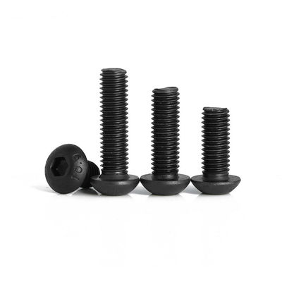 Bolsas hexagonales de acero al carbono de grado 10.9 Bolsillo M8 Botón negro de óxido