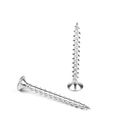 Tipo de cabeza plana 316 variedades amplias Torx contra cabeza hundida tornillo para la construcción de madera