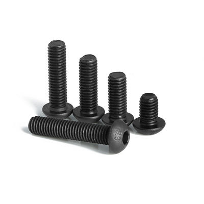Bolsas hexagonales de acero al carbono de grado 10.9 Bolsillo M8 Botón negro de óxido