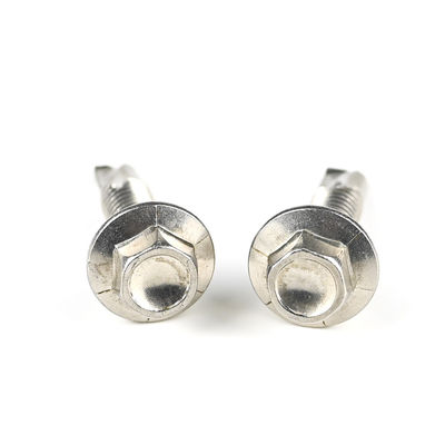 Raspert Ss304 de acero inoxidable Hex cabeza de lavadora tornillo de auto-perforación con lavadora de PVC para fijación solar