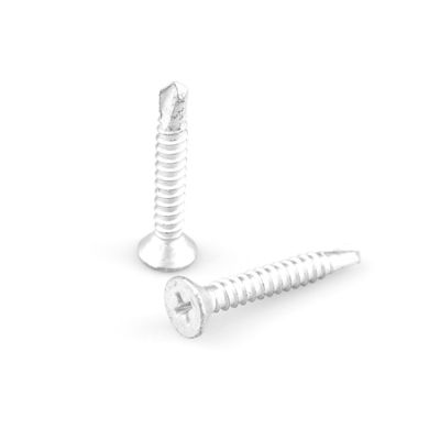 - hecho de acero inoxidable Bimetal Phillips Csk Flat Head auto perforación tornillo para el montaje de senderos