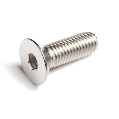 DIN7991 A2-70 Plano Contador sumergido Ss304 Enchufe hexagonal con rosca completa Cerrojo M8 M10