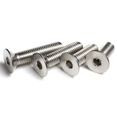 DIN7991 A2-70 Plano Contador sumergido Ss304 Enchufe hexagonal con rosca completa Cerrojo M8 M10