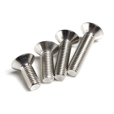 DIN7991 A2-70 Plano Contador sumergido Ss304 Enchufe hexagonal con rosca completa Cerrojo M8 M10