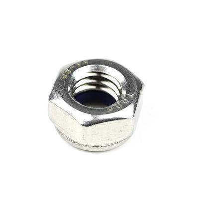 316 Acero inoxidable M8 autobloqueador Hex Nylock para la industria automotriz