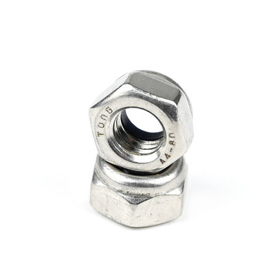 316 Acero inoxidable M8 autobloqueador Hex Nylock para la industria automotriz