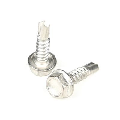 Construcción de acero para perforación automática M4.8x19 con revestimiento galvanizado y accionamiento de torsión
