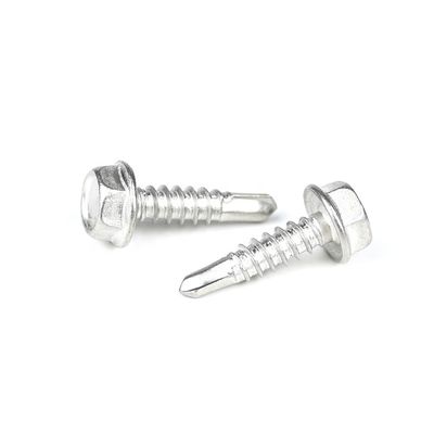 Construcción de acero para perforación automática M4.8x19 con revestimiento galvanizado y accionamiento de torsión