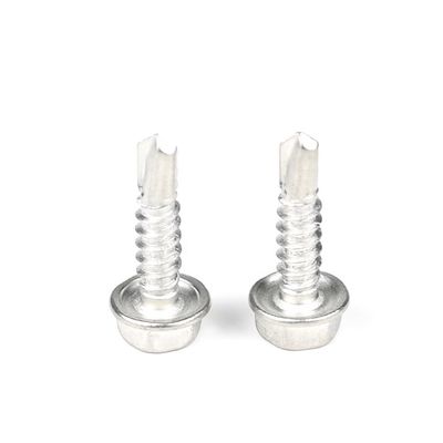 Construcción de acero para perforación automática M4.8x19 con revestimiento galvanizado y accionamiento de torsión