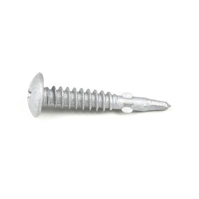 Tipo de accionamiento en receso de Phillips Cross amarillo Tornos de perforación automática con alas para calentadores de agua solares