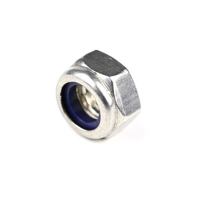 Nucleo hexagonal autobloqueable de acero inoxidable A4 de inserción de nylon M8 1.25mm con opciones