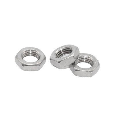 Instalación rápida DIN439 Acero inoxidable Hex Noca delgada Ss304 Noca hilo métrico M3-M48