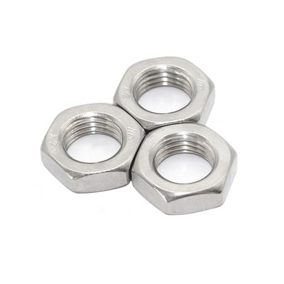 Instalación rápida DIN439 Acero inoxidable Hex Noca delgada Ss304 Noca hilo métrico M3-M48