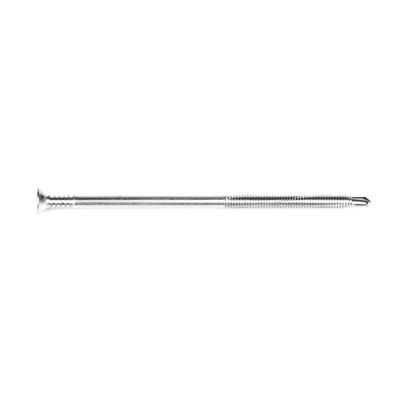 Tornos Tek de 125 mm con rosca parcial con cabeza plana Phillips Tornos de perforación para camas planas