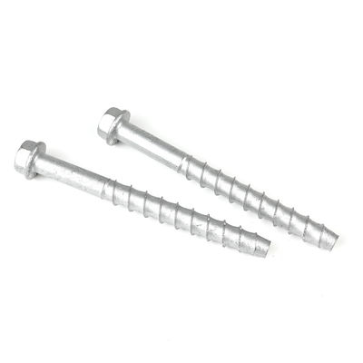 Anclas de auto-perforación del tráfico ferroviario tornillos de hormigón M12 150 mm para una fácil instalación