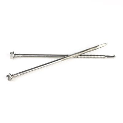 Doble hilo 5.5x138 de acero inoxidable Sus 410 para estructuras de madera