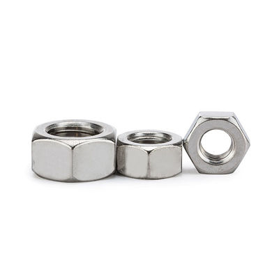 JISB1181 A2 70 Filamento grueso de acero inoxidable Hex Nuts M3-M20 Nuts personalizables y nueces