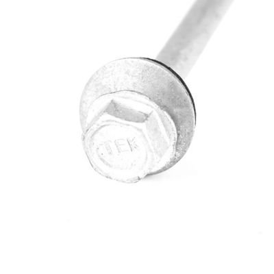 Revestimiento parcial de hilo de acero inoxidable Hex Head Tornos de auto-perforación con lavadora EPDM 6.3x180mm