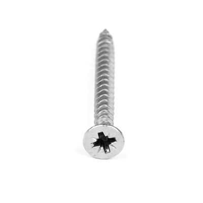 100% QC probado A2 tornillos de cartón de astilla con Pozi doble cabeza plana y estilo de cabeza ovalada