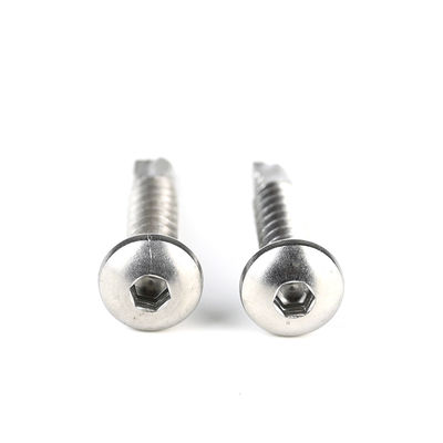 Tornos de auto-perforación para el sistema de medición métrico de acero inoxidable