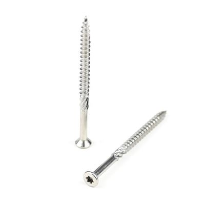 60mm Torx Drive Zinc Finish Tornos de tablero de astillas para la construcción de madera en la norma ISO