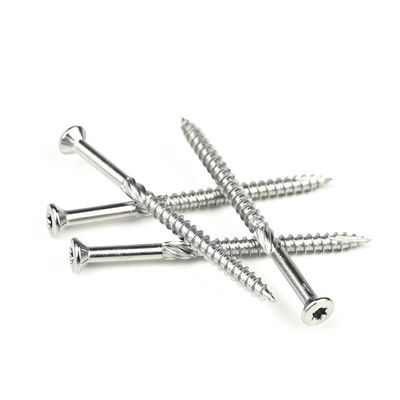 60mm Torx Drive Zinc Finish Tornos de tablero de astillas para la construcción de madera en la norma ISO
