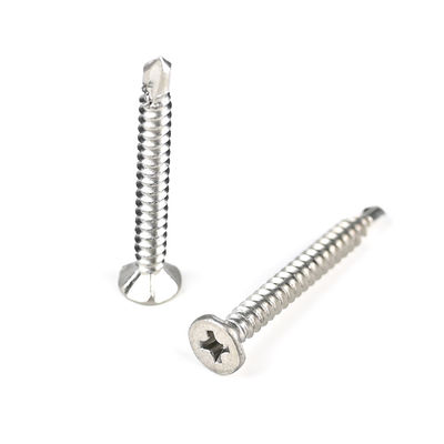 Top Ss410 Phillips Cross Recess Csk Tornos de perforación automática de acero inoxidable con cabeza plana