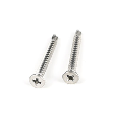 Top Ss410 Phillips Cross Recess Csk Tornos de perforación automática de acero inoxidable con cabeza plana