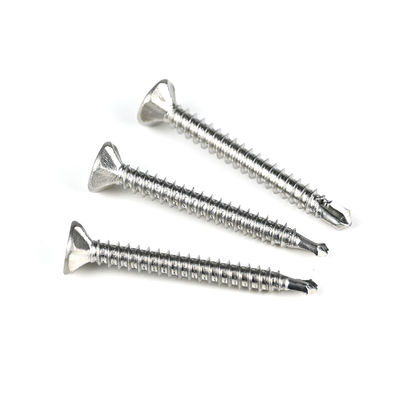 Top Ss410 Phillips Cross Recess Csk Tornos de perforación automática de acero inoxidable con cabeza plana