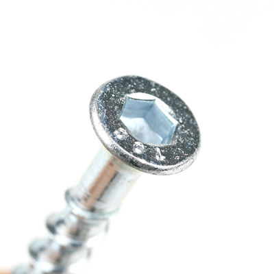 Acero al carbono cabeza plana de conector hexagonal de hormigón de auto-apertura de anclaje perno tornillo de albañilería