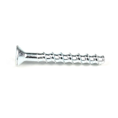 Acero al carbono cabeza plana de conector hexagonal de hormigón de auto-apertura de anclaje perno tornillo de albañilería