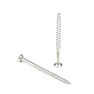 Acero inoxidable 410 tornillo de cubierta Phillips Bugle cabeza de cubierta tornillo de madera para suelo de madera