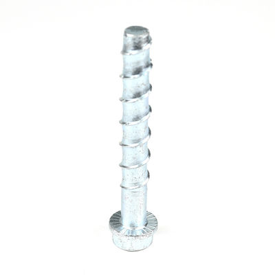100 mm M16 de acero al carbono zincado HEX cabeza de hormigón tornillo para el 100% de prueba QC