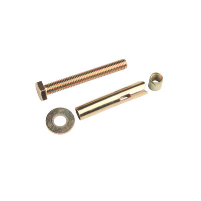 Anclaje de cuña de expansión Bolsillo de acero de grado 4.8 M6 M8 M10 M12 Anclaje de expansión de manga de perno hexagonal